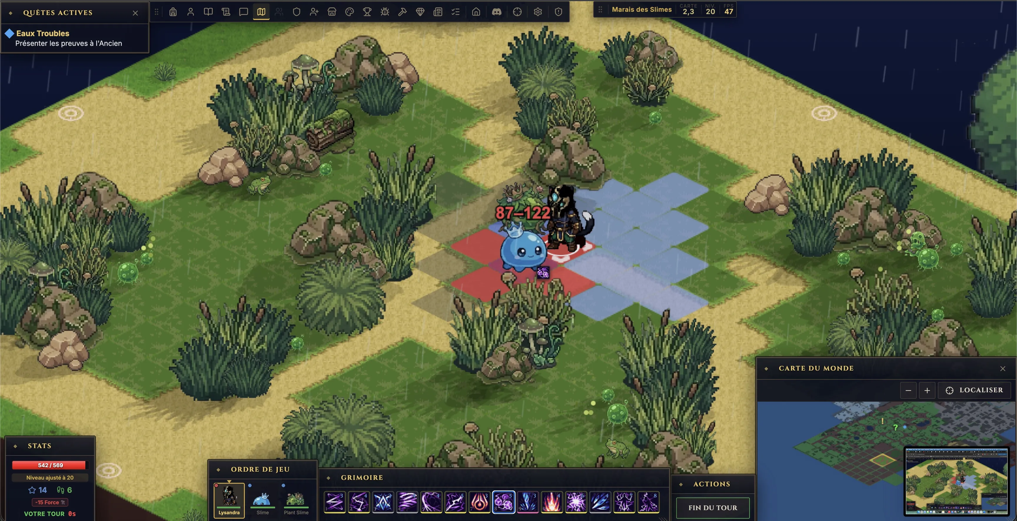 Comparaison normal/tactique